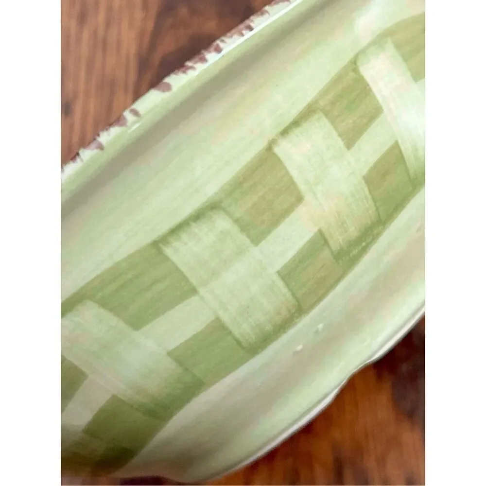 Franciscan Flora Coupe Cereal Bowls Green or Pink